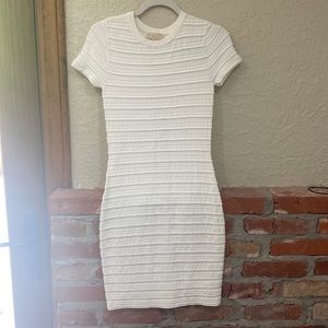 Michael Kors white textured dress. XS